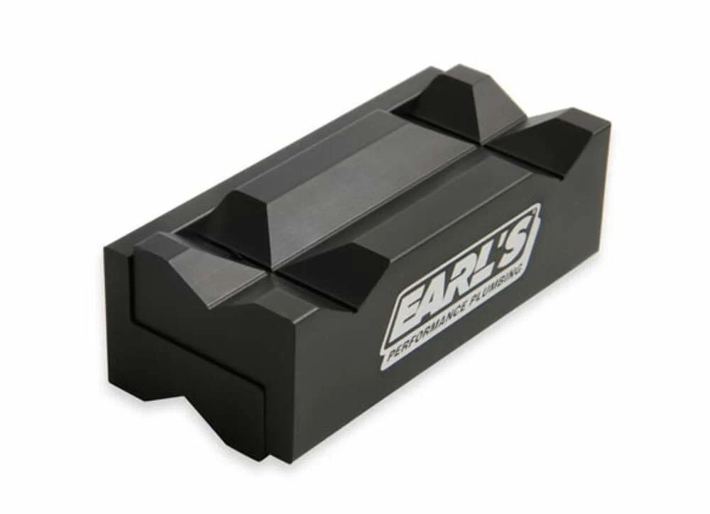 Earls 4 Black Aluminum Vice Jaws - 1004ERL